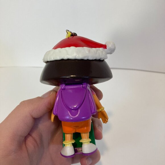 Vintage Dora The Explorer & Boots Christmas Keychain Candy Dispenser 2006 Nick - Picture 10 of 10